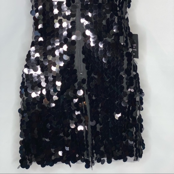 NWT Charlotte Russe Black Sequin Dress SZ Small - Picture 9 of 9